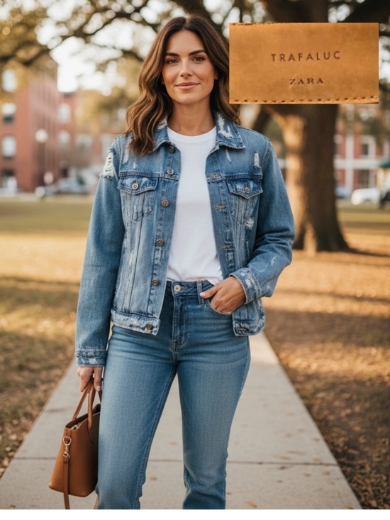 Zara Trafaluc Jackets & Blazers - Zara Trafaluc denim Jean jacket, S, GL1383